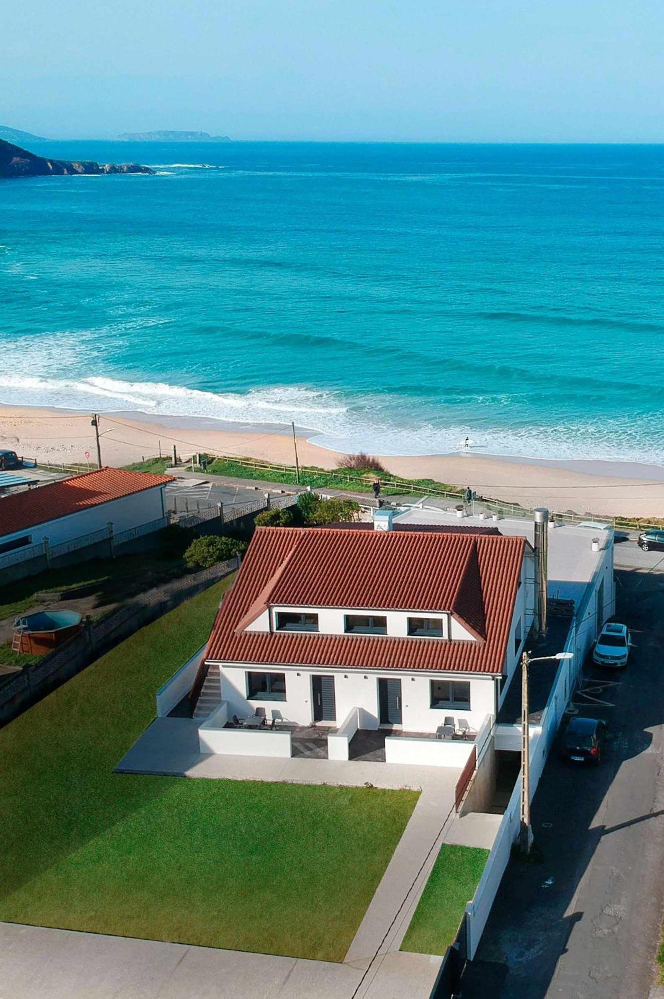 Ag Casa Arnados 1ª Linea De Playa Razo Con Jardi Apartment Luaran gambar