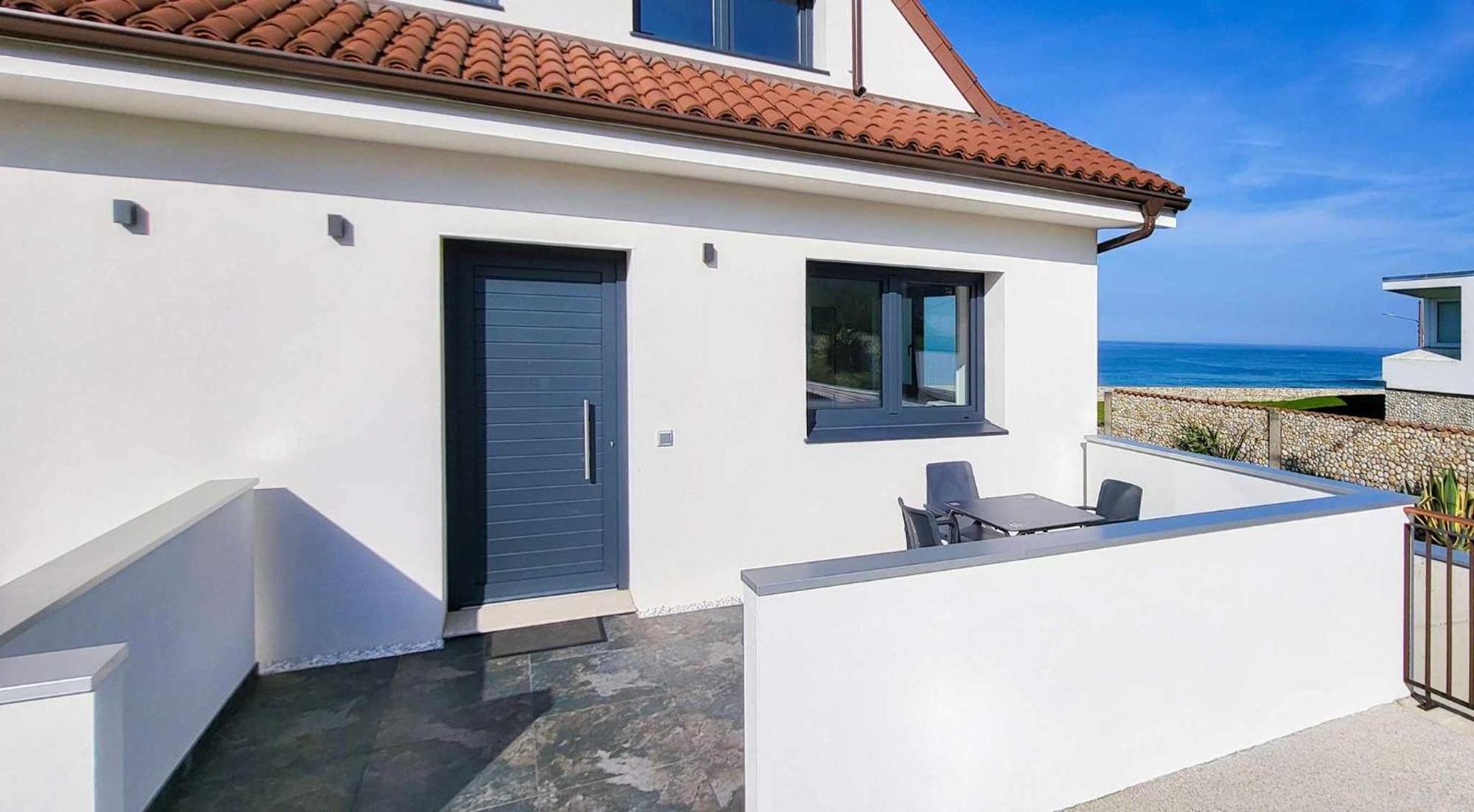 Ag Casa Arnados 1ª Linea De Playa Razo Con Jardi Apartment Luaran gambar