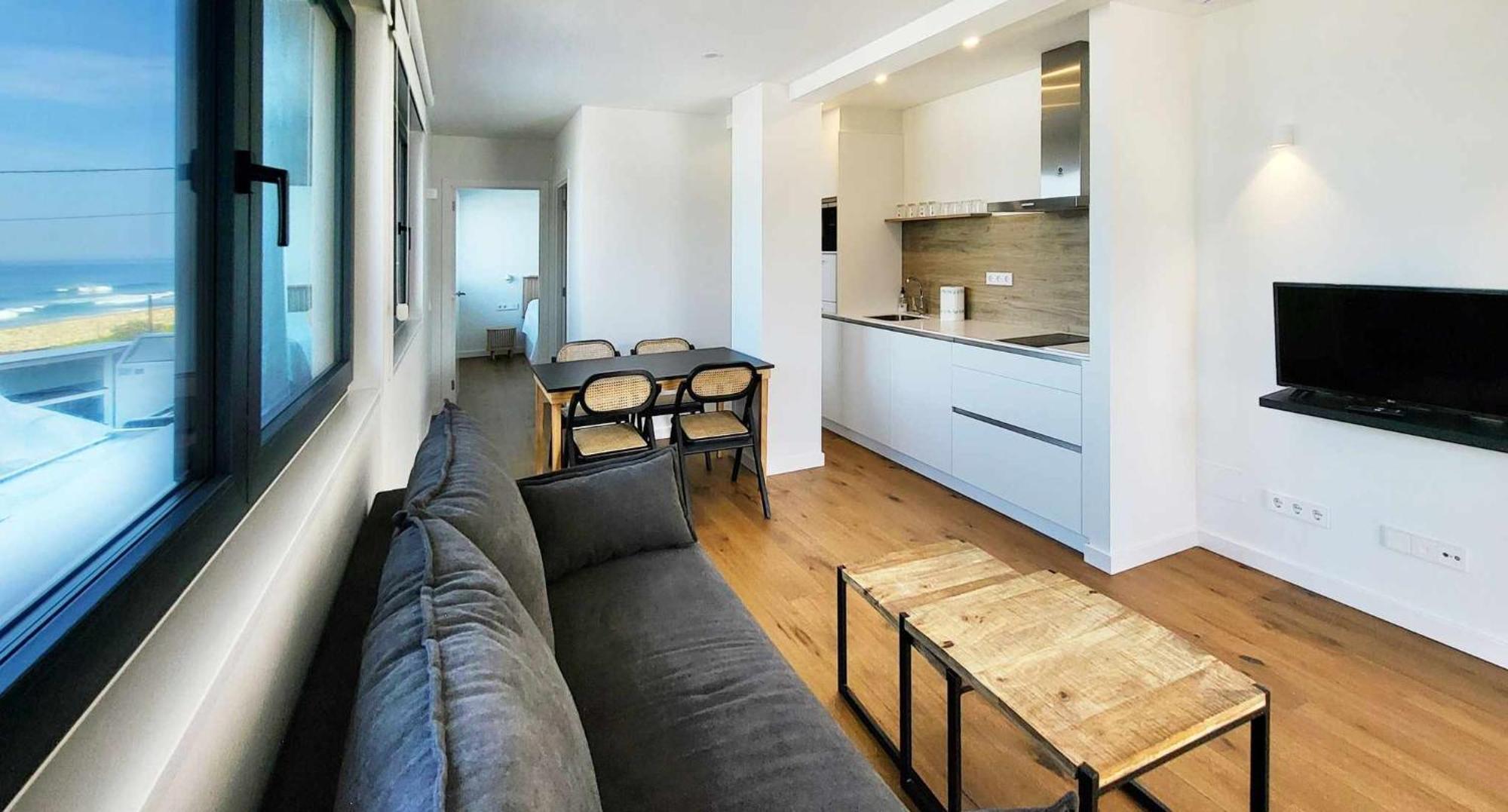 Ag Casa Arnados 1ª Linea De Playa Razo Con Jardi Apartment Bilik gambar