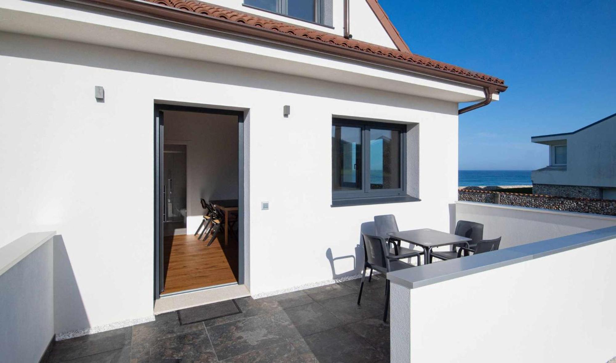 Ag Casa Arnados 1ª Linea De Playa Razo Con Jardi Apartment Bilik gambar